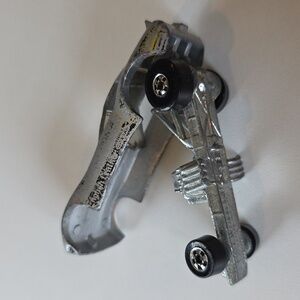 1977 Hot Wheels Mongoose Corvette Tom McEwen Mattel Silver - Vintage